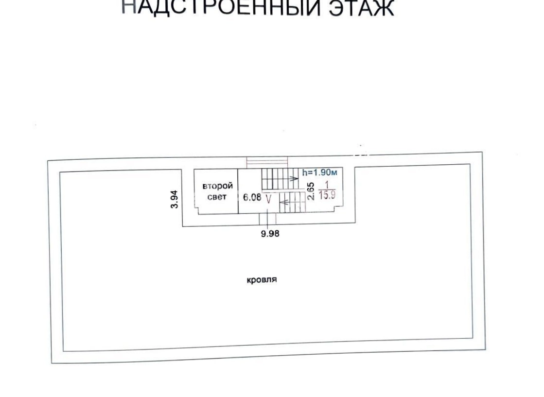 Здание целиком Академика Туполева, 15к17 площадью 969 квадратных метров