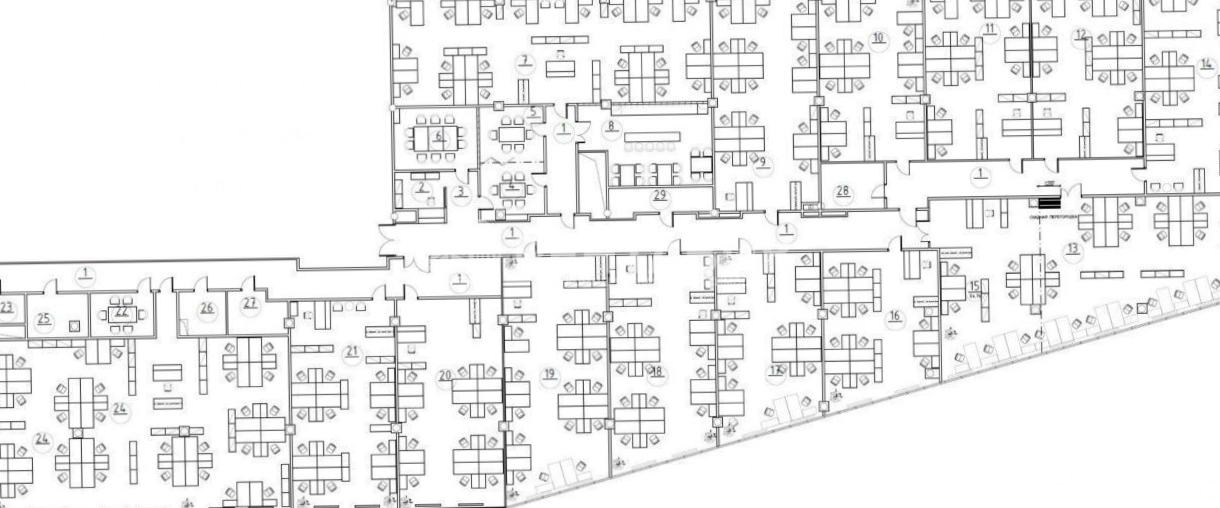 Офис W Plaza II - В Плаза II площадью 1367.4 квадратных метров