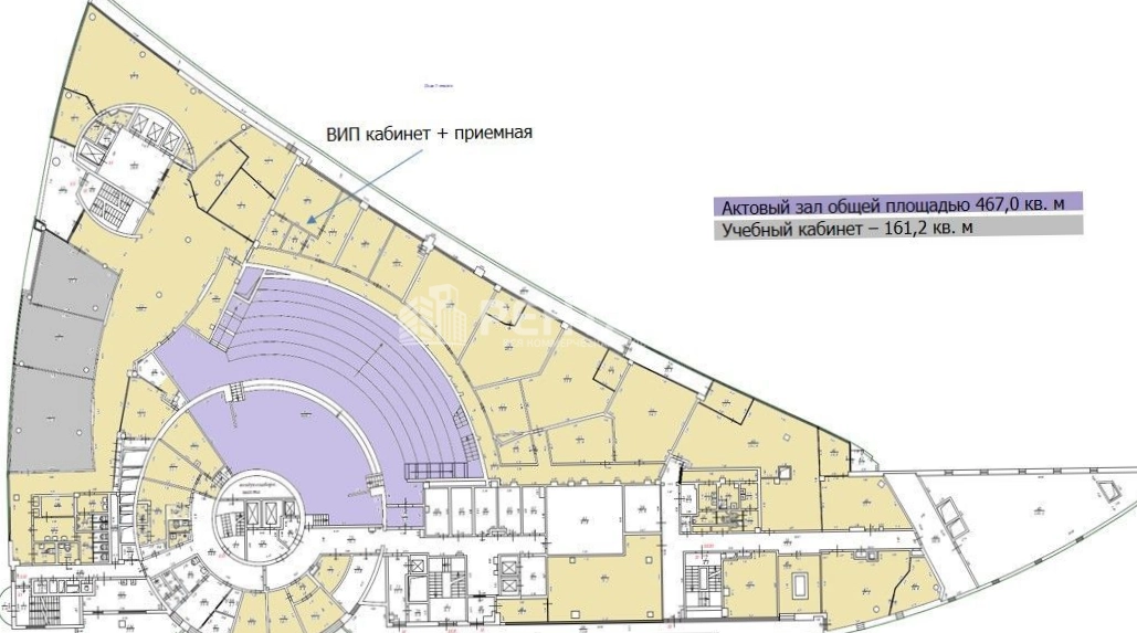 Офис Олимпийский, 5с1 площадью 6077.1 квадратных метров