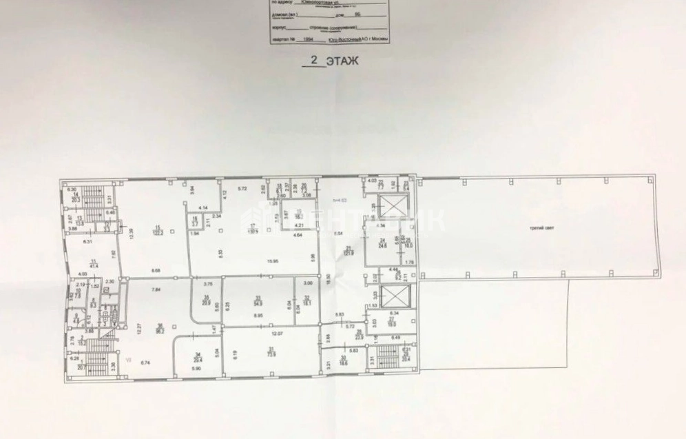 Здание целиком Южнопортовая, 9Б площадью 5152.2 квадратных метров