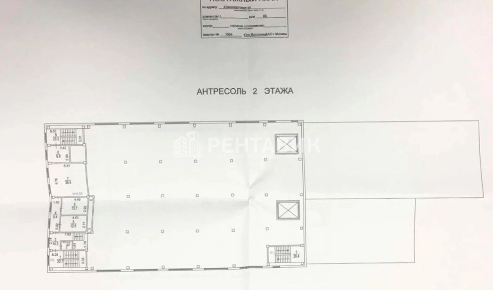 Здание целиком Южнопортовая, 9Б площадью 5152.2 квадратных метров