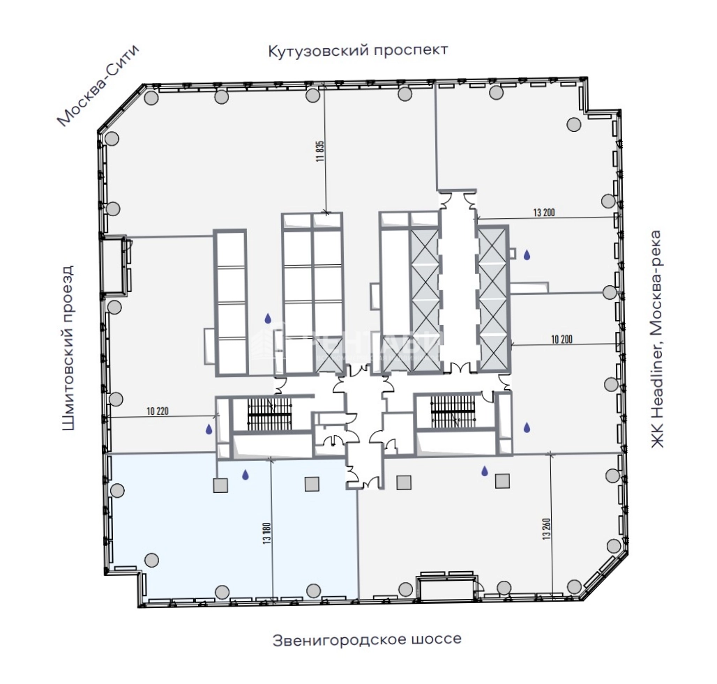 Офис ICITY / АйСити площадью 320 квадратных метров