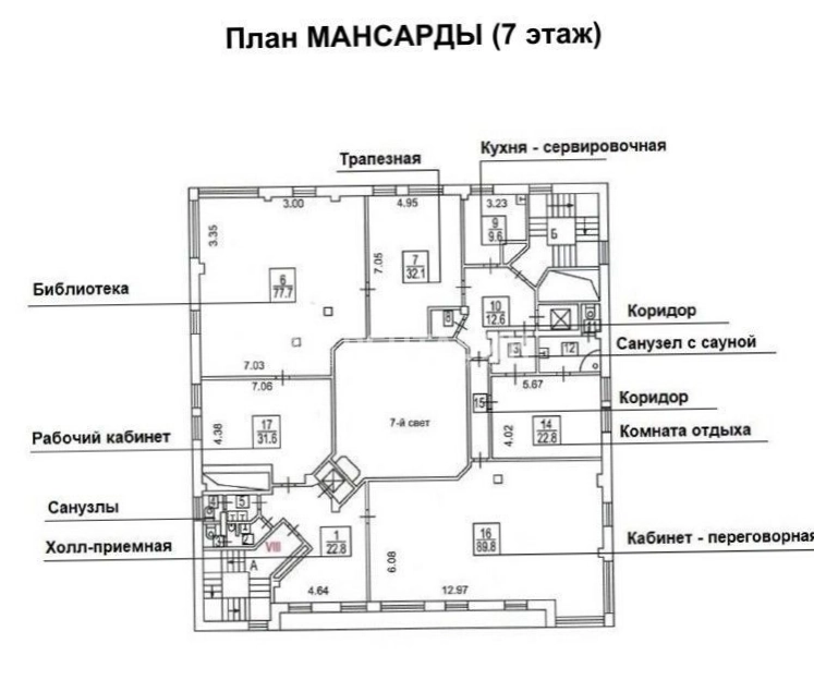 Офис Efimia Center - Ефимия Центр площадью 366.45 квадратных метров