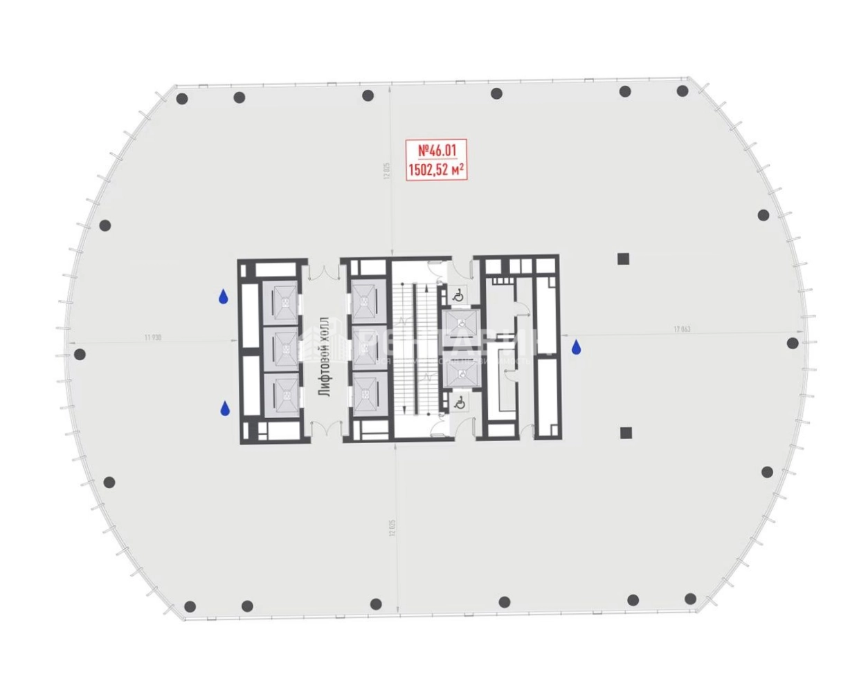 Офис Bell площадью 8564.88 квадратных метров