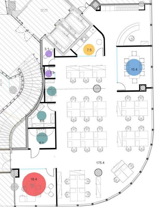 Офис Four Winds Plaza / Фо Виндс Плаза площадью 309 квадратных метров