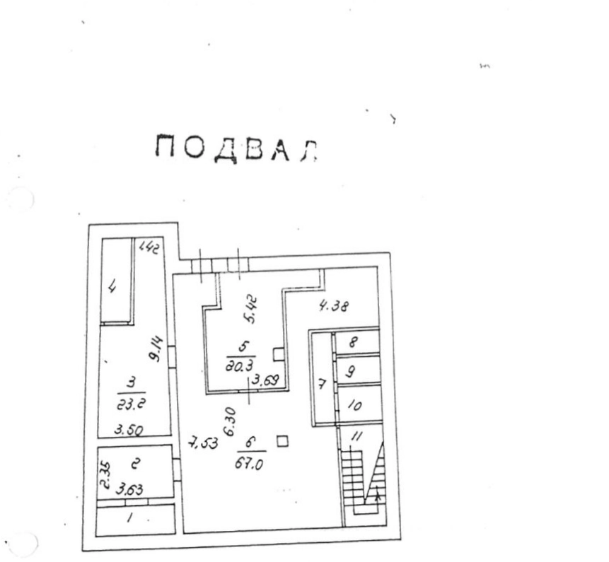 Здание целиком Последний 22 площадью 742 квадратных метров