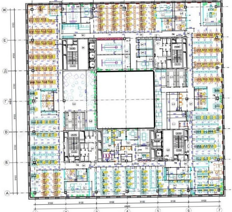 Офис Алкон I. Корпус 4 площадью 10378.8 квадратных метров