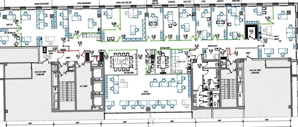 Офис Алкон I. Корпус 4 площадью 10378.8 квадратных метров