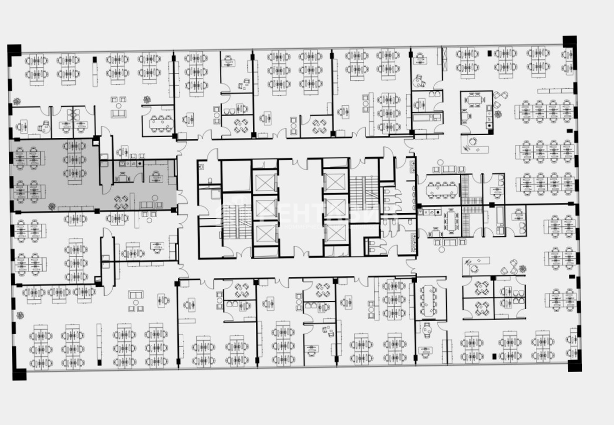 Офис ОСТАНКИНО BUSINESS PARK, корпус 6 площадью 104.6 квадратных метров