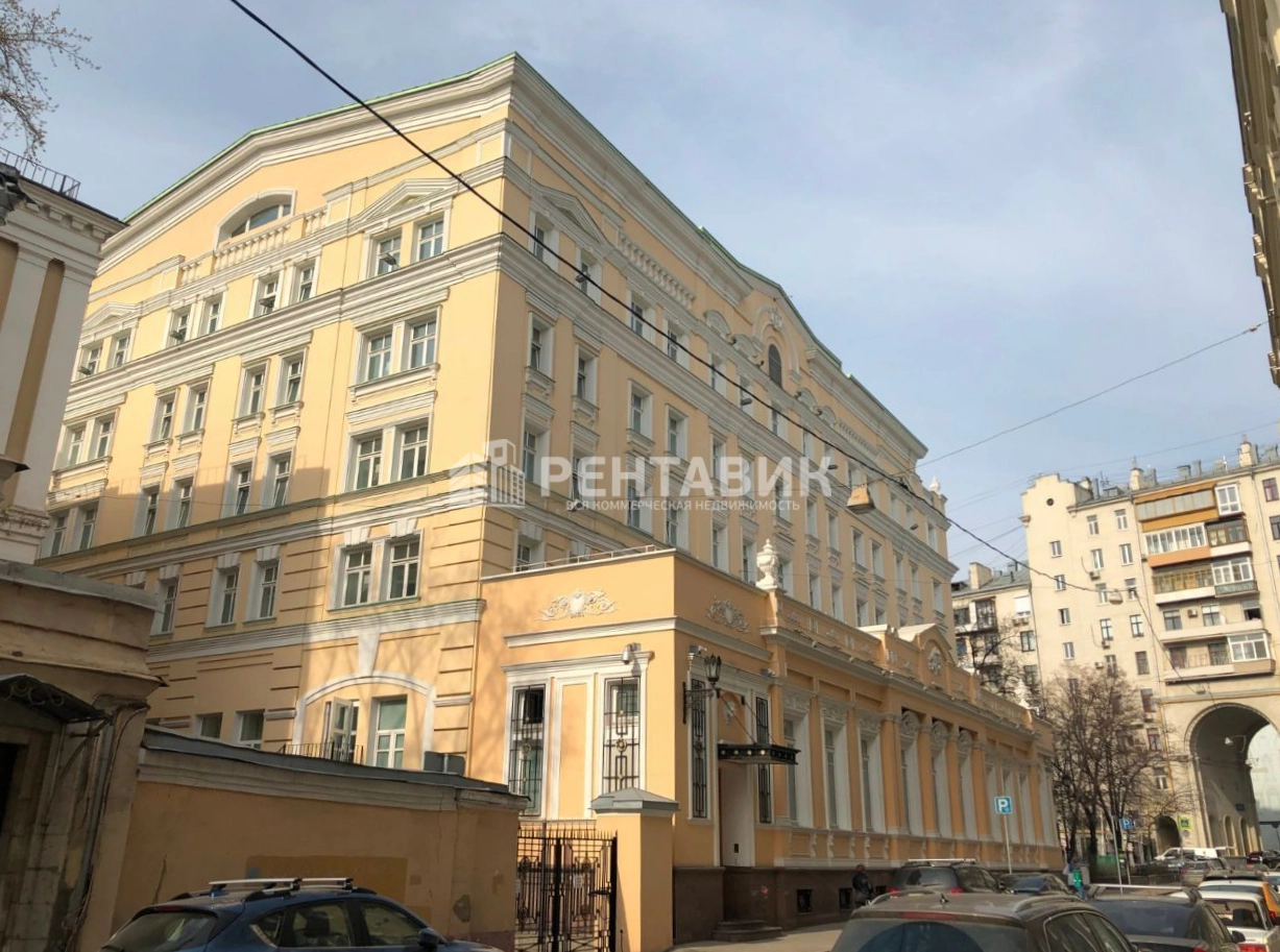 фасад дома, здание по адресу г Москва, Леонтьевский пер, д 25