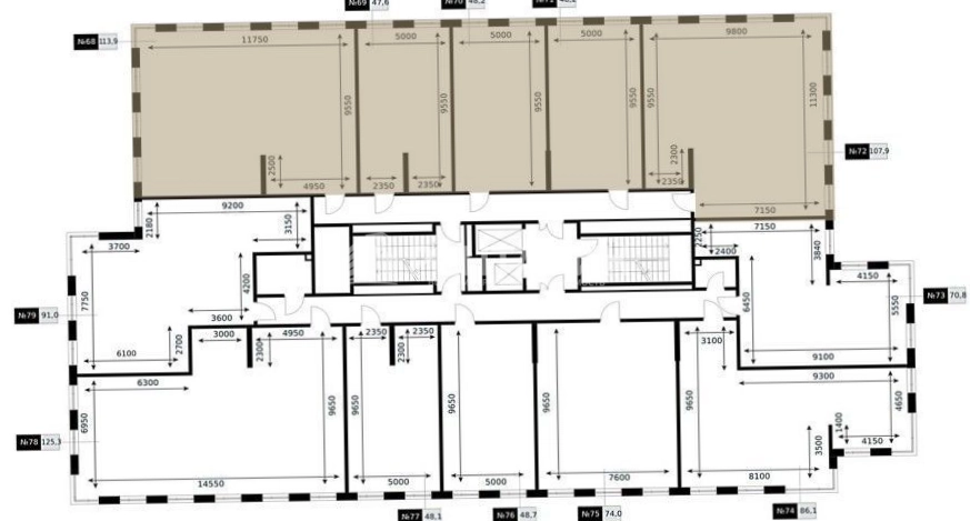 Офис Fili Residence / Фили Резиденс площадью 366 квадратных метров