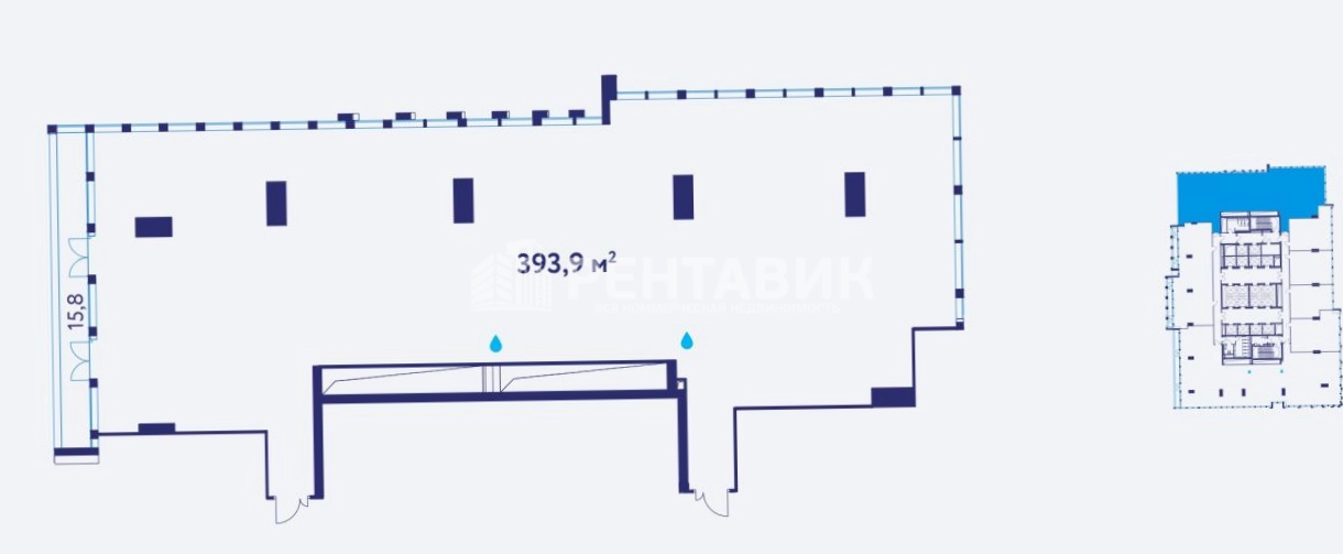 Офис БП Раменки площадью 1219.1 квадратных метров
