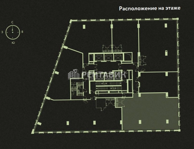 Офис Геолог 2 площадью 203 квадратных метров