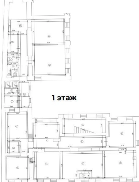 Офис Калашный переулок, 12с2 площадью 580 квадратных метров