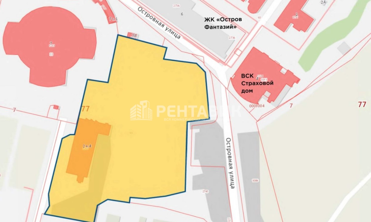Здание целиком Крылатская, 2к4 площадью 2799.7 квадратных метров