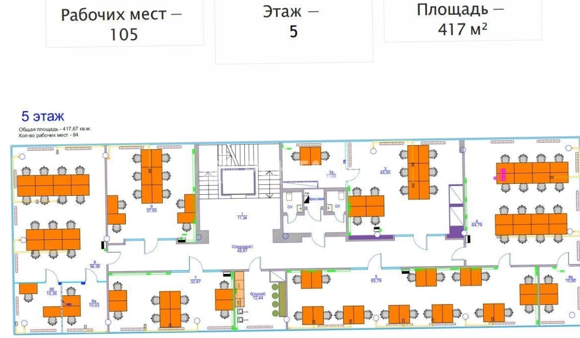 Здание целиком Сириус Парк, Строение 12 площадью 2825 квадратных метров