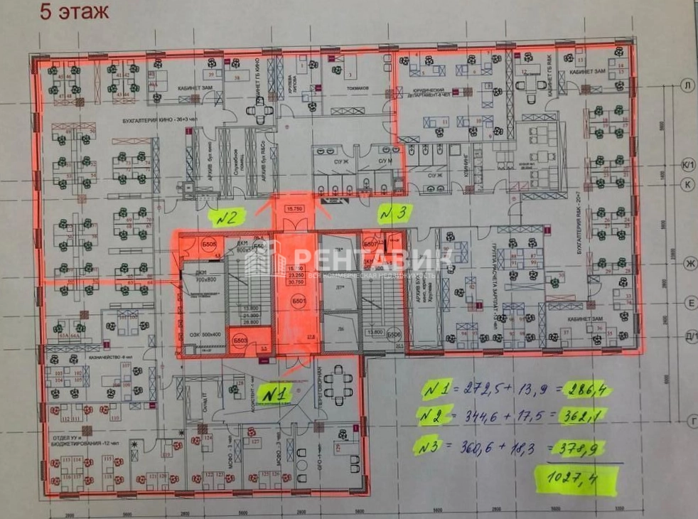 Офис Danilov Plaza / Данилов Плаза площадью 750 квадратных метров