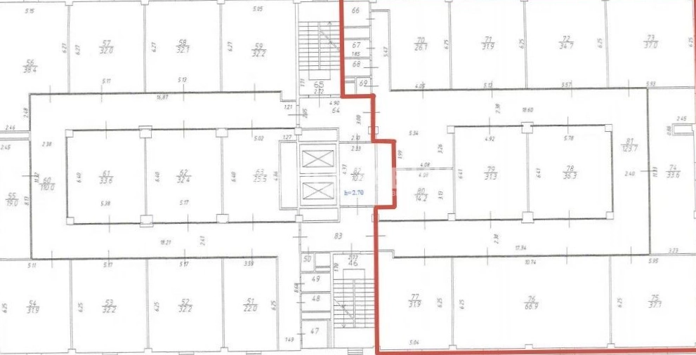 Офис Greenwood, строение 25 площадью 514 квадратных метров