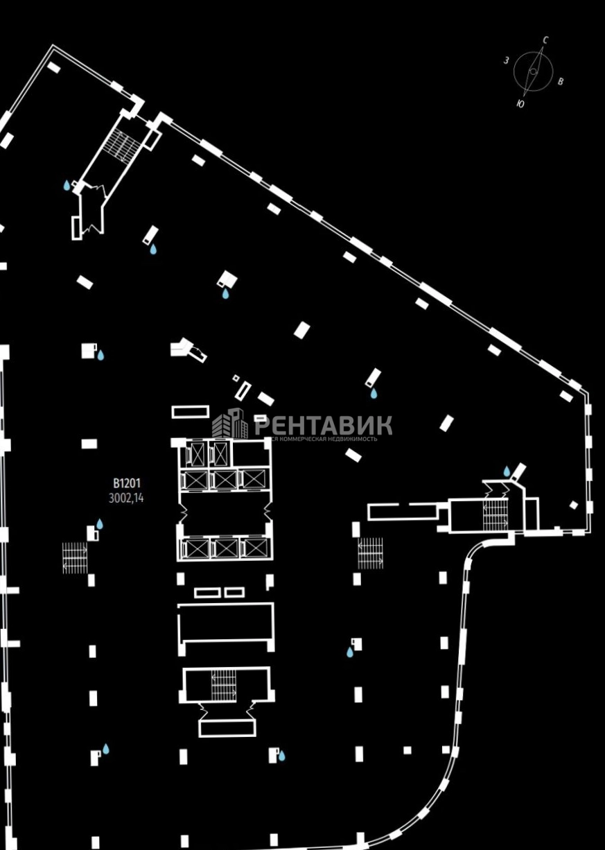 Офис Rublevo Business Park площадью 4165 квадратных метров