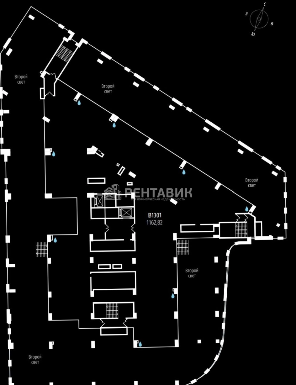Офис Rublevo Business Park площадью 4165 квадратных метров