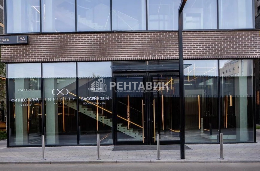 Торговая площадь Зорге 9 площадью 2575.6 квадратных метров