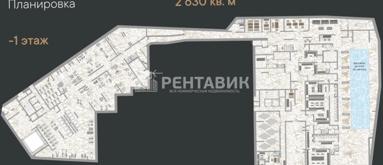 Торговая площадь Зорге 9 площадью 2575.6 квадратных метров
