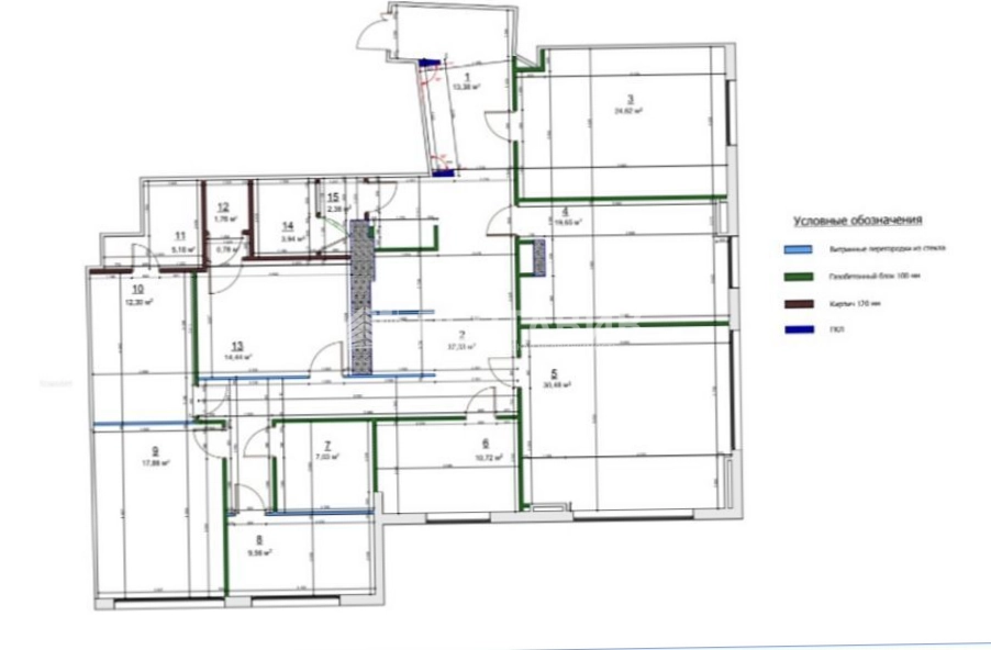 Офис Barrin House площадью 232 квадратных метров