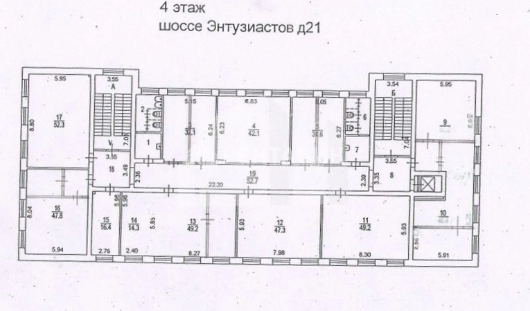 Здание целиком Энтузиастов 21 площадью 3763 квадратных метров
