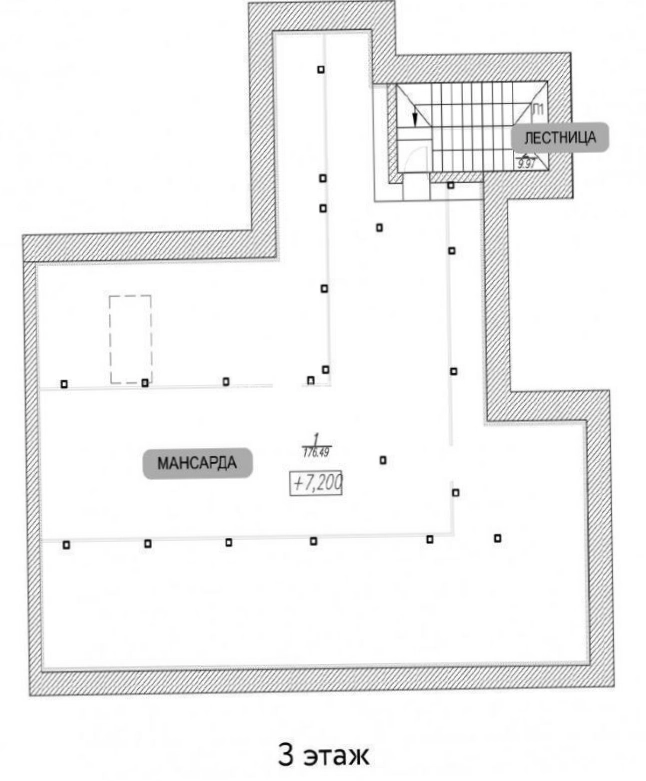 Здание целиком 2-й Самотечный, 3 площадью 473.5 квадратных метров