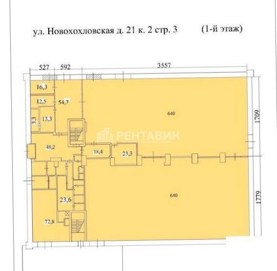 Склад Ринг Парк, 21к2с3 площадью 2084 квадратных метров
