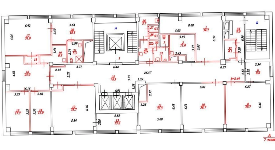 Здание целиком Гиляровского, 39с3 площадью 7529.6 квадратных метров
