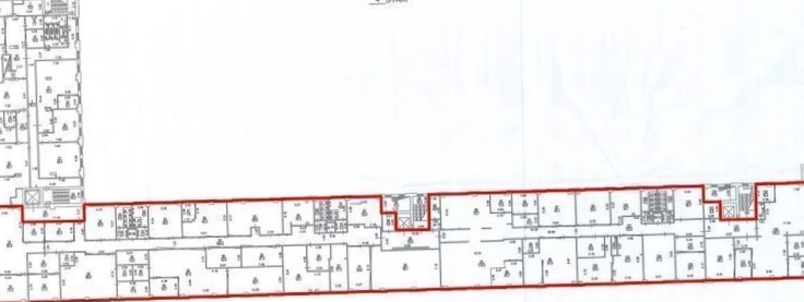 Офис Шереметьевский на Полковой, строение 1 площадью 2490 квадратных метров