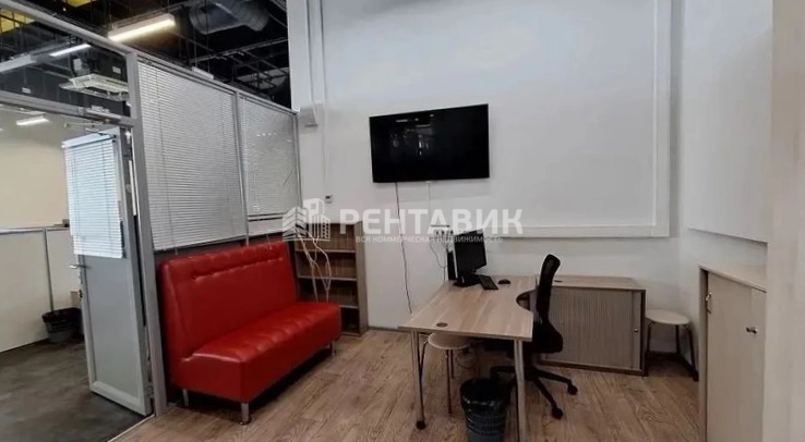Офис Шереметьевский на Полковой, строение 1 площадью 1247 квадратных метров
