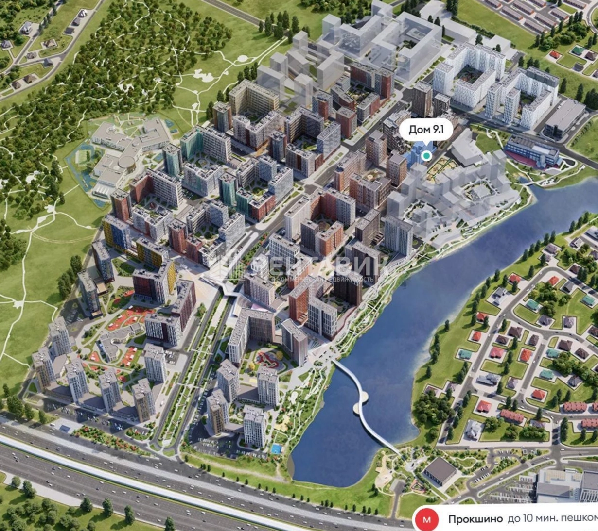 Торговая площадь Квартал Прокшино площадью 185.3 квадратных метров