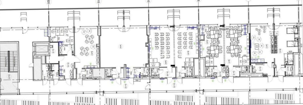 Офис ВЭБ Арена площадью 416 квадратных метров
