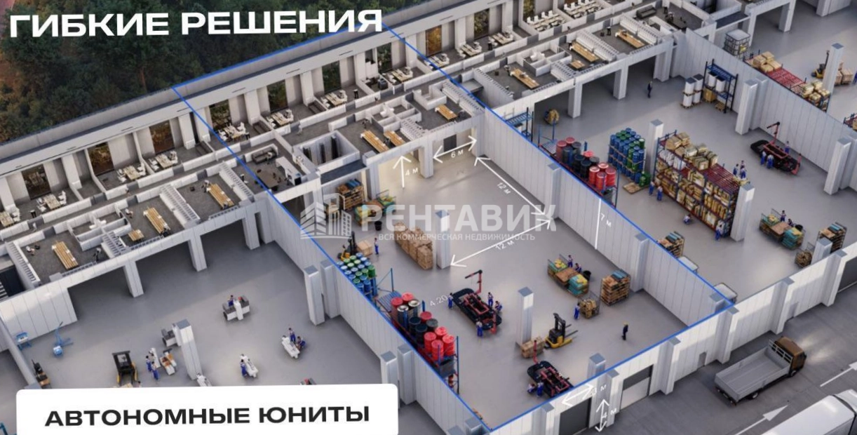 Склад AFI Пром Алтуфьево площадью 15839 квадратных метров