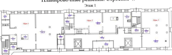 Здание целиком Дом Кокорина, строение 4 площадью 2468.8 квадратных метров