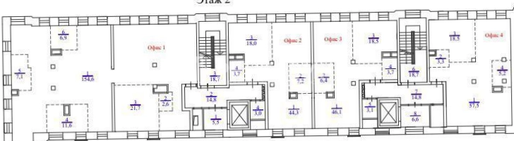 Здание целиком Дом Кокорина, строение 4 площадью 2468.8 квадратных метров