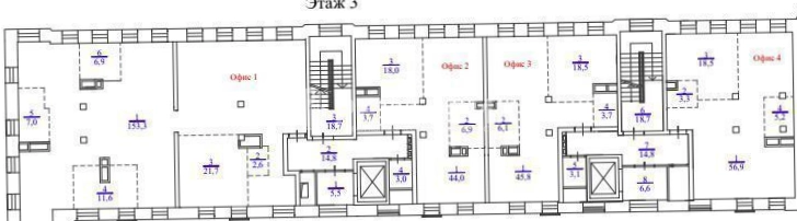 Здание целиком Дом Кокорина, строение 4 площадью 2468.8 квадратных метров