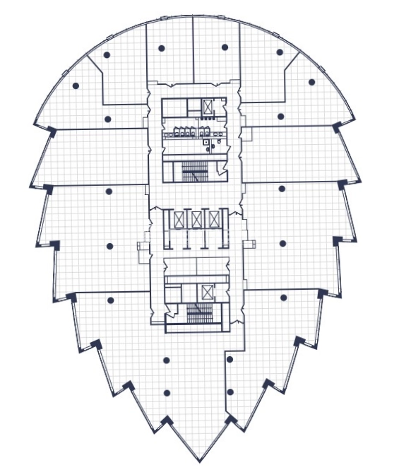Офис DM TOWER/Дм Тауэр площадью 1909.5 квадратных метров