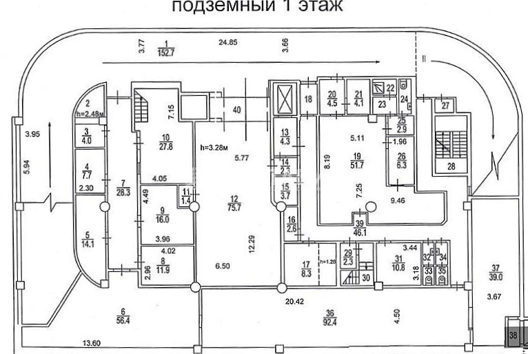 Здание целиком Севастопольский проспект, 10к1 площадью 3825.6 квадратных метров