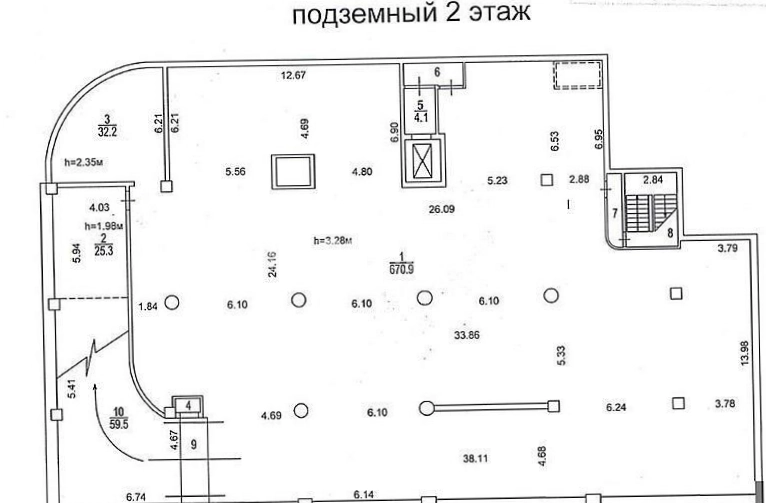 Здание целиком Севастопольский проспект, 10к1 площадью 3825.6 квадратных метров