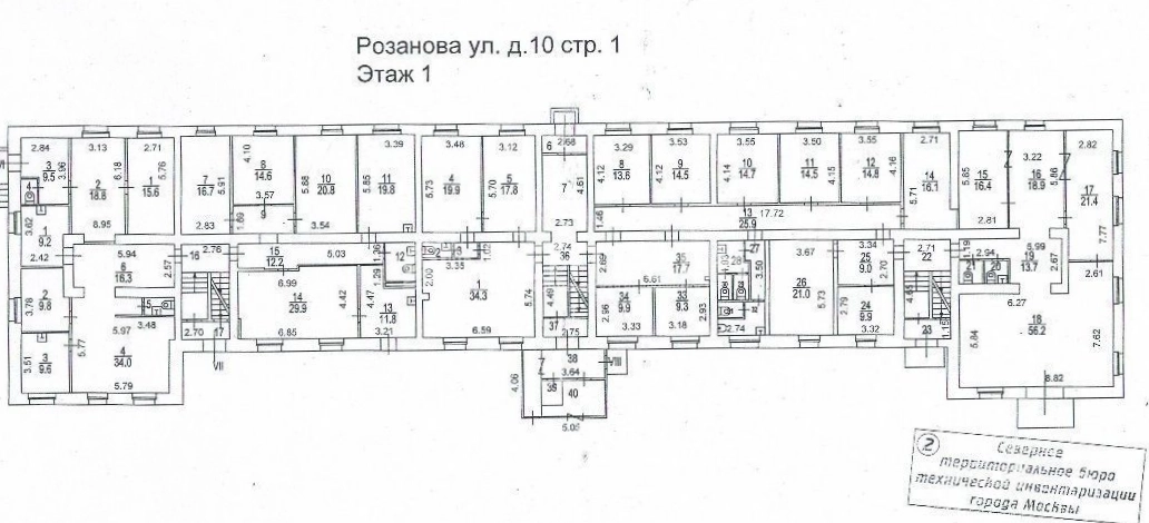 Здание целиком Розанова 10с1 площадью 4424 квадратных метров