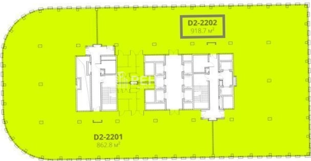 Офис Stone Савеловская - Стоун Савеловская площадью 918.7 квадратных метров