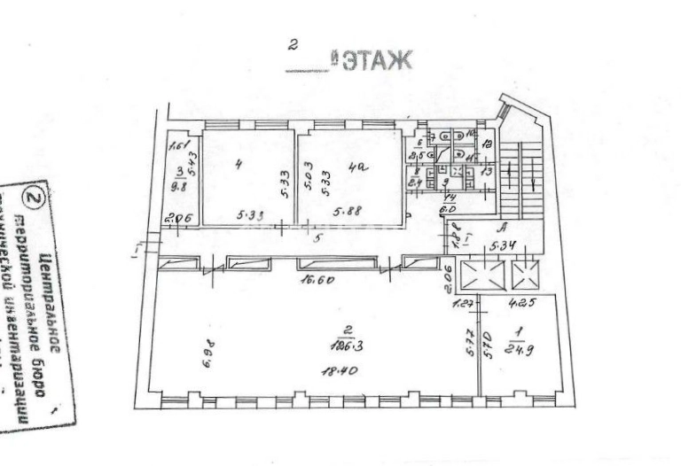 Здание целиком Уланский, 22с2 площадью 1977 квадратных метров