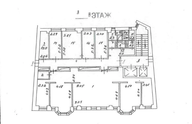Здание целиком Уланский, 22с2 площадью 1977 квадратных метров