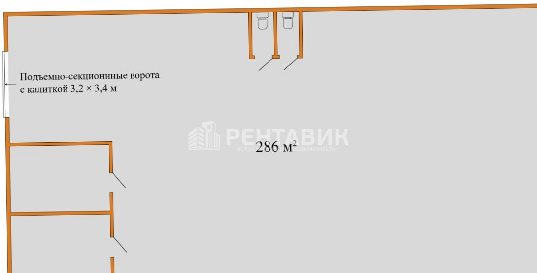 Помещение свободного назначения Пискарёвский 133с1 площадью 286 квадратных метров