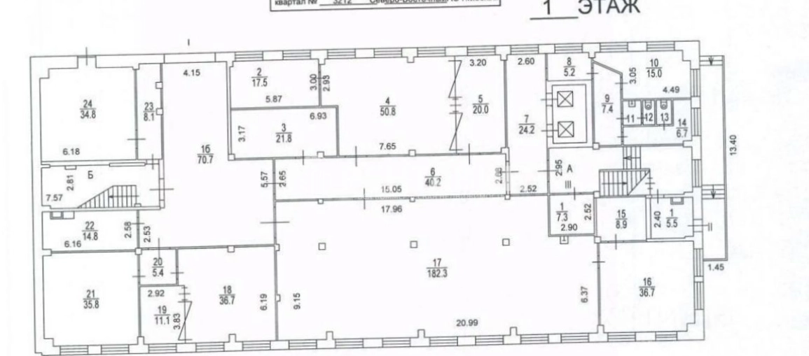 Здание целиком 3-я Мытищинская 3с1 площадью 8777.8 квадратных метров