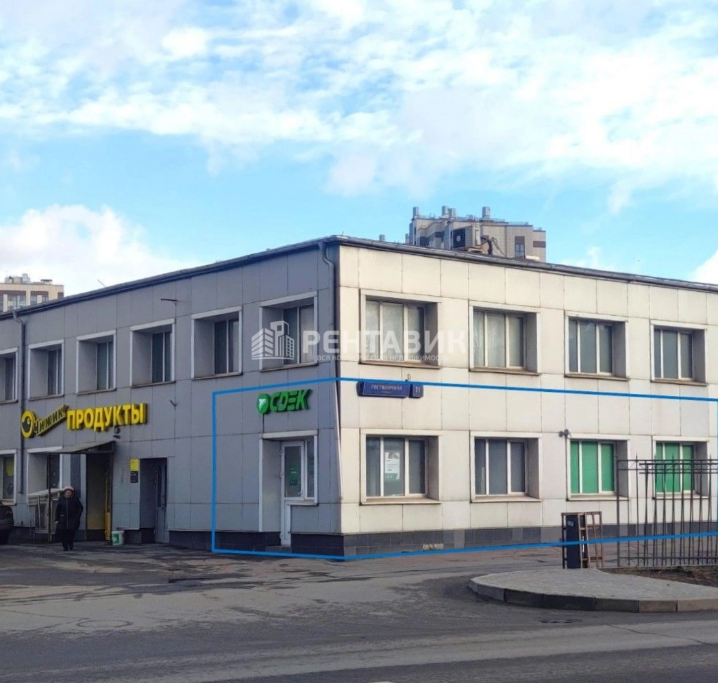 Торговая площадь Гостиничная 11с1 площадью 82.6 квадратных метров