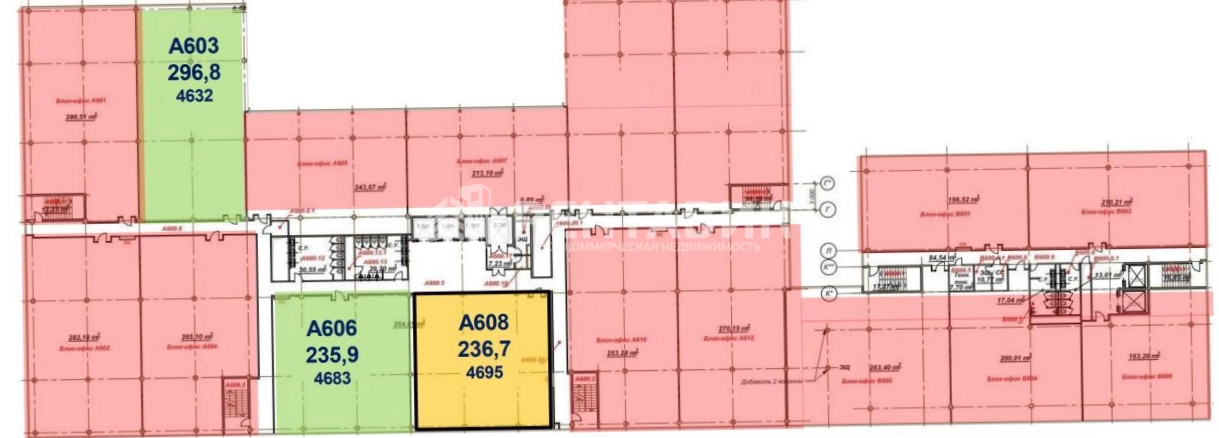 Офис West Park площадью 296.8 квадратных метров